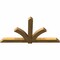 Ekena Millwork Redmond Rough Sawn Timber Gable Bracket, Western Red Cedar, 84"W x 45"H x 4"D x 6"F, 13/12 Pitch GBW084X45X0406RED00RWR - alternate 2